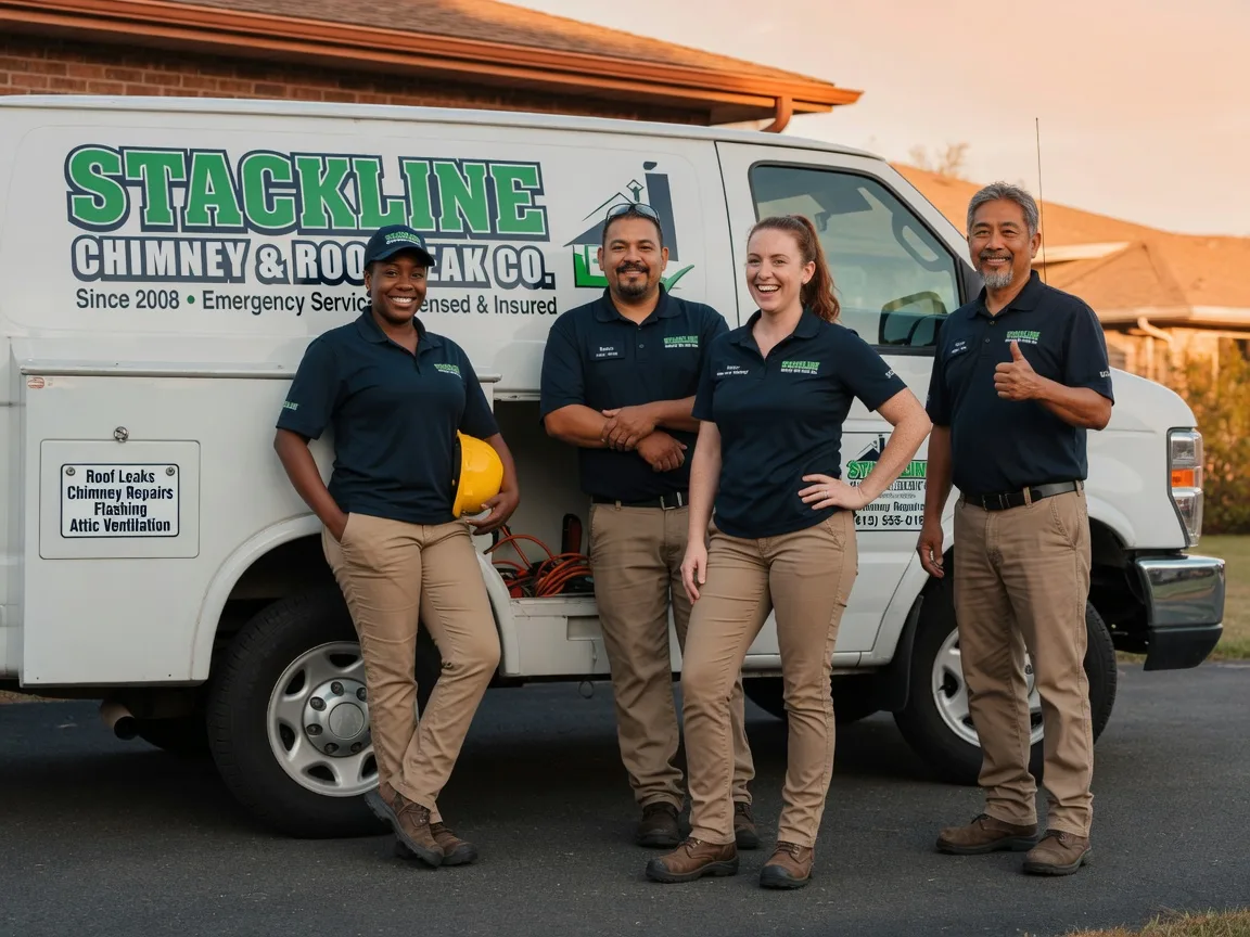 Chimney flashing repair company in Roy, WA